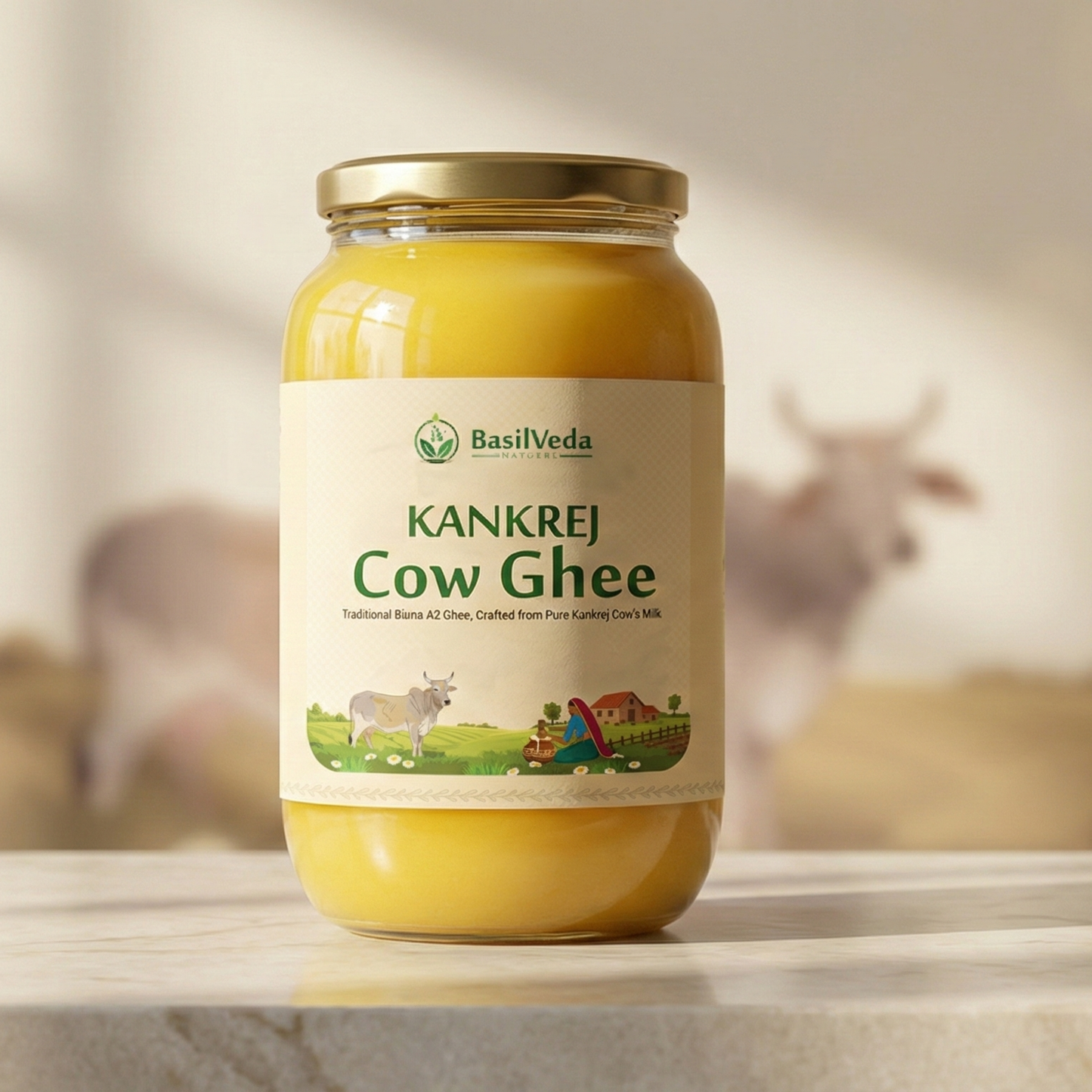 A2 Kankrej Cow Ghee